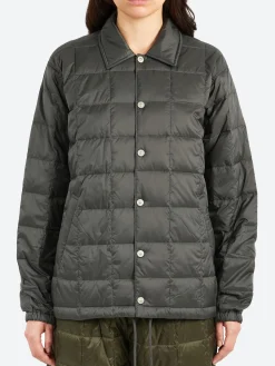 TAION - Down Coach Jacket in Dark Charcoal