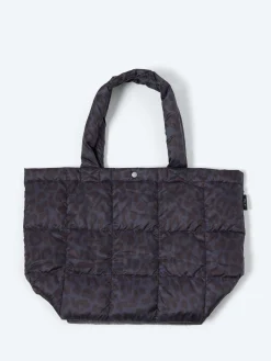 Taion - Lunch Down Tote (M) in Navy Leopard