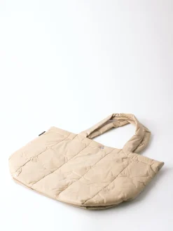 TAION - Lunch Down Tote (M) in Soft Beige