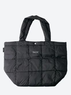 TAION - Lunch Down Tote (M) in Black