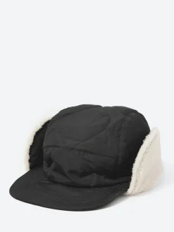 TAION - Military Down Cap in Black and Cream