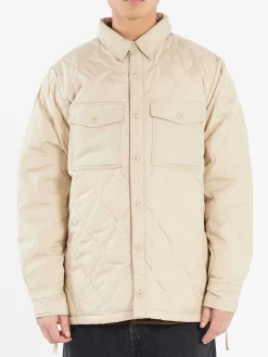 TAION - Military Down Shirt in Cream