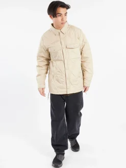 TAION - Military Down Shirt in Cream