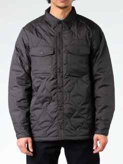 TAION - Military Down Shirt in Black