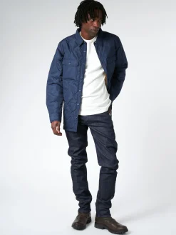 Taion - Military Down Shirt in Navy