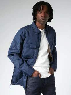 Taion - Military Down Shirt in Navy