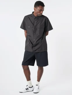 TAION - Miltary S/S Shirt in Black