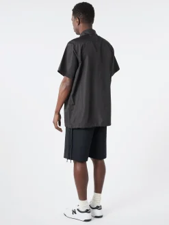 TAION - Miltary S/S Shirt in Black