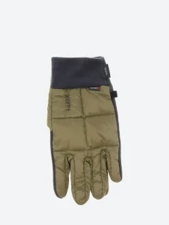 TAION - Mountain Light Down Polartec Glove in Dark Olive