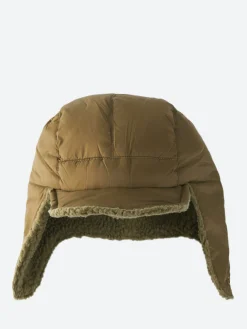 Taion - Mountain Reversible Down x Boa Warm Cap in Olive and Dark Olive
