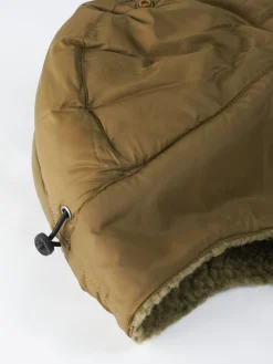 Taion - Mountain Reversible Down x Boa Warm Cap in Olive and Dark Olive