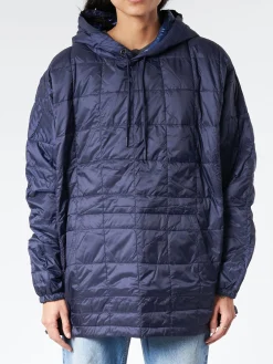 TAION - Oversized Down Hoodie in Navy