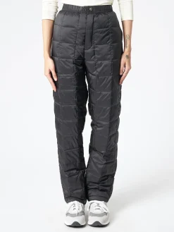 TAION - Regular Straight Down Pant in Black