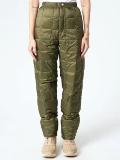 TAION - Regular Straight Down Pant in Dark Olive