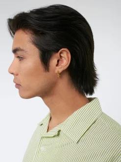 Ten. Jewelry - Hook Earring in Gold