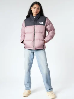 The North Face - W 1996 Retro Nuptse Jacket in Fawn Grey/Black