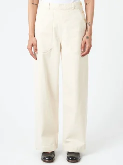 TOAST - Annie Denim Trousers in Ecru