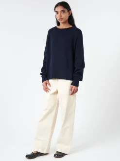 TOAST - Annie Denim Trousers in Ecru
