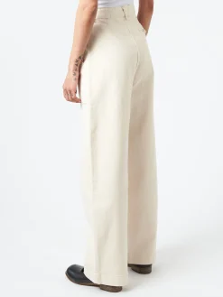 TOAST - Annie Denim Trousers in Ecru