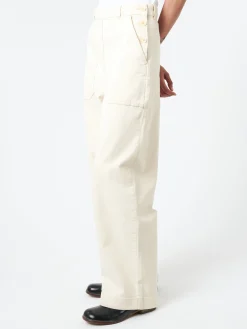 TOAST - Annie Denim Trousers in Ecru