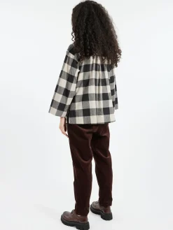 TOAST - Macro Gingham Shirt in Onyx and Ecru