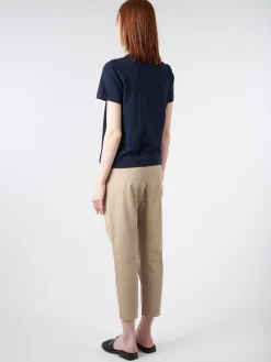 TOAST - Sadie Cotton Boy Tee in Dark Indigo