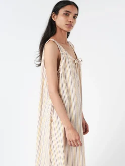 TOAST - Scout Stripe Nightdress in Marigold