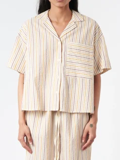 TOAST - Scout Stripe Pyjamas in Marigold