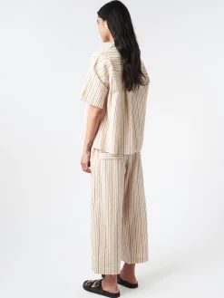 TOAST - Scout Stripe Pyjamas in Marigold