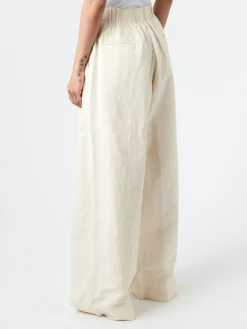 TOAST - Wide Leg Trousers in Parchment