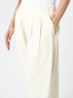 TOAST - Wide Leg Trousers in Parchment