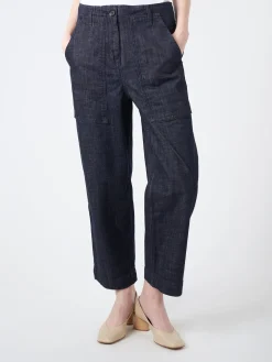 TOAST - Workwear Trousers in Indigo