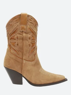 TORAL - 12371 in Beige Suede and Taupe Pa