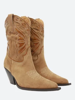 TORAL - 12371 in Beige Suede and Taupe Pa