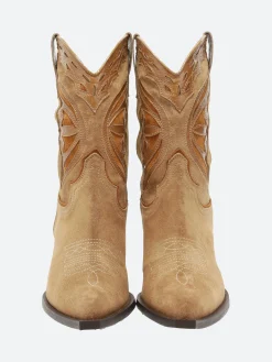 TORAL - 12371 in Beige Suede and Taupe Pa