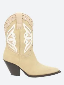 TORAL - 12371 in Beige Suede and White Le