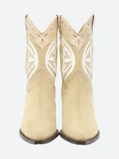 TORAL - 12371 in Beige Suede and White Le