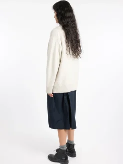 Toujours - V-Neck Cardigan in Natural