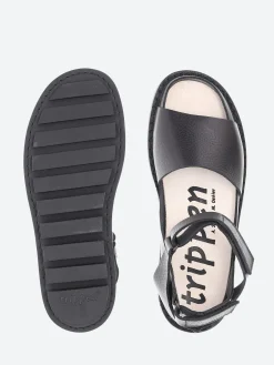 Trippen - Closed Fez in Black Waw