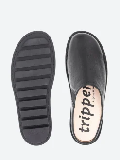 Trippen - Closed Half Yen in Black