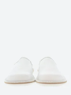 Trippen - Closed Half Yen in White Soft