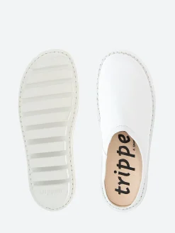 Trippen - Closed Half Yen in White Soft