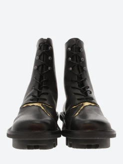 Trippen - Closed Kintsugi in Black and Gold