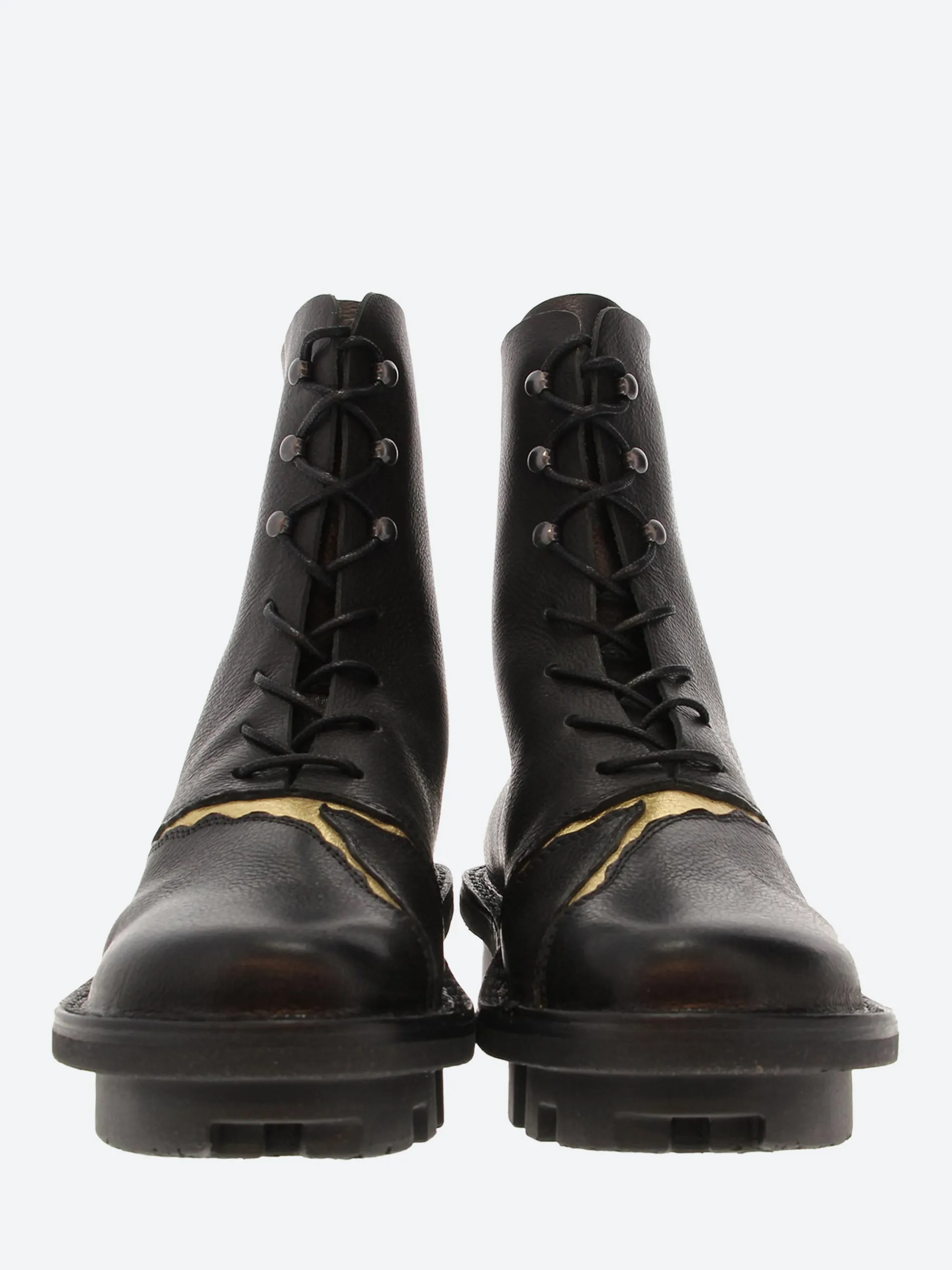 Trippen - Closed Kintsugi in Black and Gold