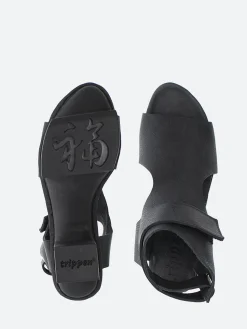 Trippen - Happy Bollard in Black Waw