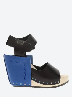 Trippen - Wood Stand in Black and Cobalt