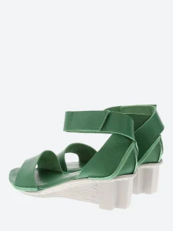 Trippen - X+OS Itten Sandal in Green Waw
