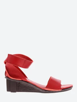 Trippen - X+OS Itten Wedge Sandals in Red