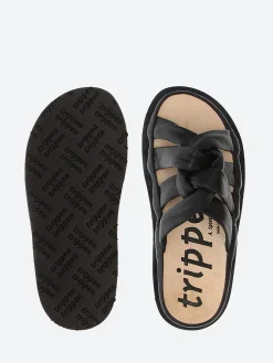 Trippen - Zori Knotty in Black