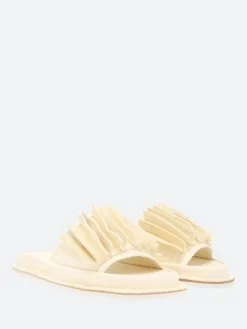 Trippen - Zori Slate in White